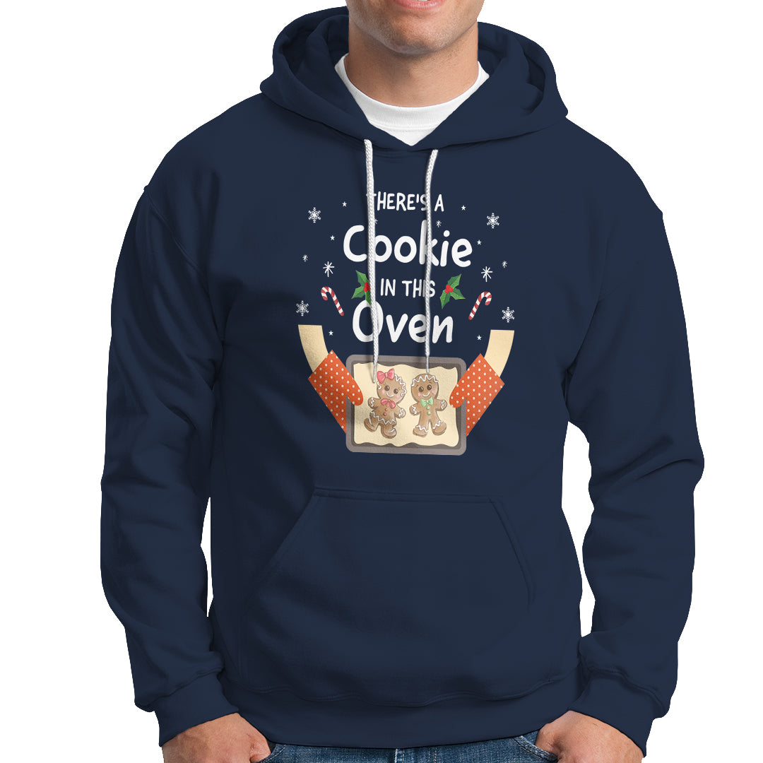 Christmas Pregnancy Gingerbread Baby Cookie In This Oven Hoodie - Wonder Print Shop
