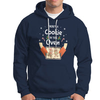Christmas Pregnancy Gingerbread Baby Cookie In This Oven Hoodie - Wonder Print Shop