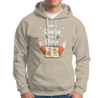 Christmas Pregnancy Gingerbread Baby Cookie In This Oven Hoodie - Wonder Print Shop