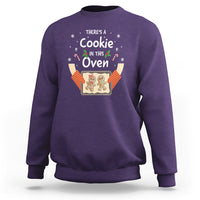 Christmas Pregnancy Gingerbread Baby Cookie In This Oven Sweatshirt - Wonder Print Shop