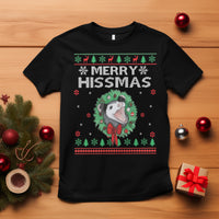 Merry Hissmas Possum Lovers Opossum Christmas T Shirt - Wonder Print Shop