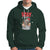 Stay Trashy Christmas Raccoon Garbage Trashin Santa Hat Hoodie - Wonder Print Shop