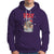 Stay Trashy Christmas Raccoon Garbage Trashin Santa Hat Hoodie - Wonder Print Shop