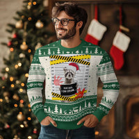 Funny Xmas Raccoon Ugly Christmas Sweater Dear Santa I Can Explain - Wonder Print Shop