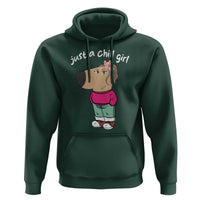 Funny Meme Just a Chill Girl Hoodie