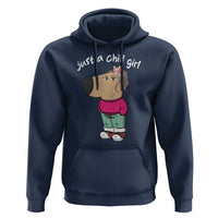 Funny Meme Just a Chill Girl Hoodie