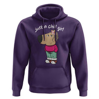 Funny Meme Just a Chill Girl Hoodie