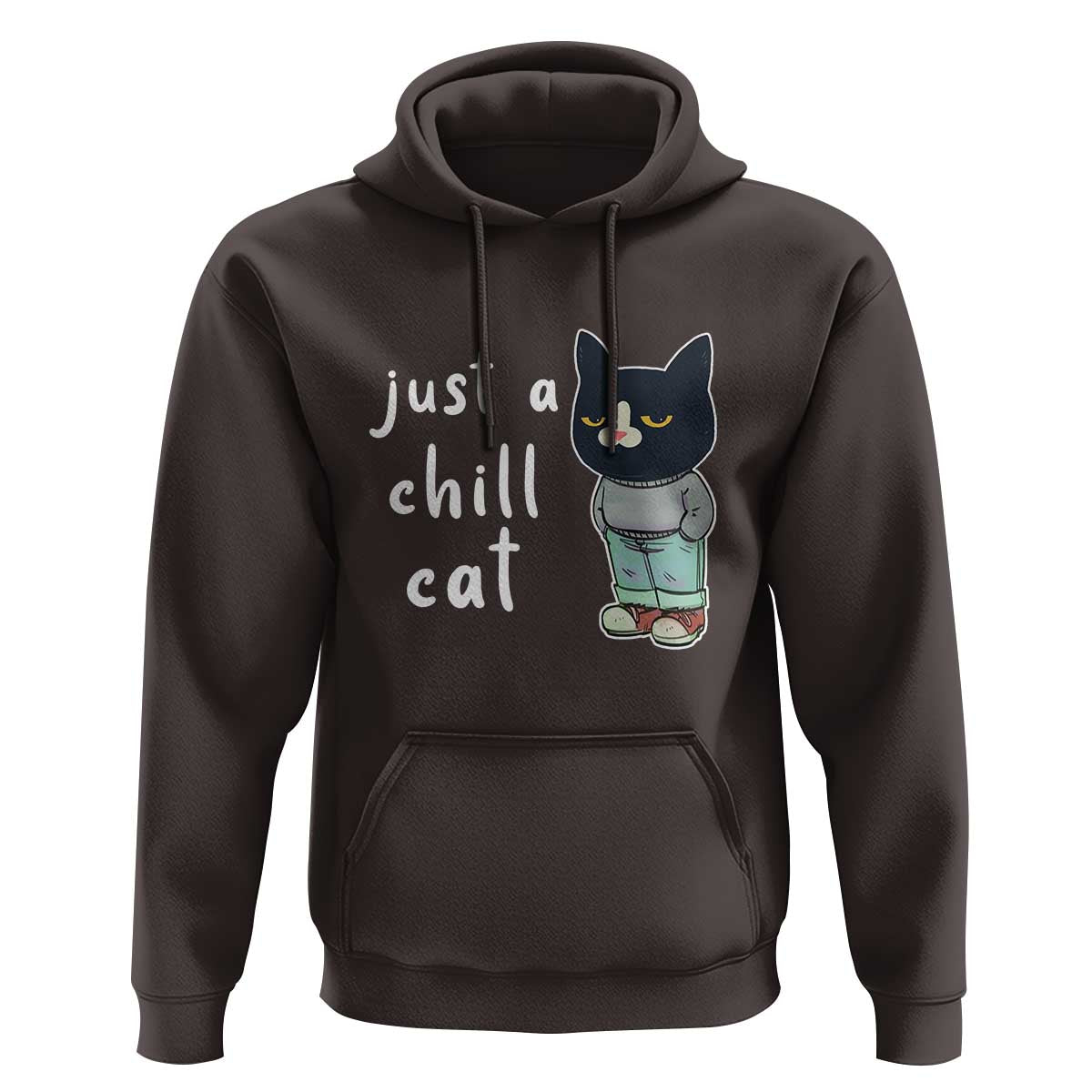 Funny Meme Just A Chill Cat Hoodie
