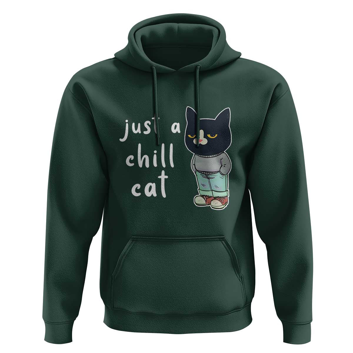 Funny Meme Just A Chill Cat Hoodie