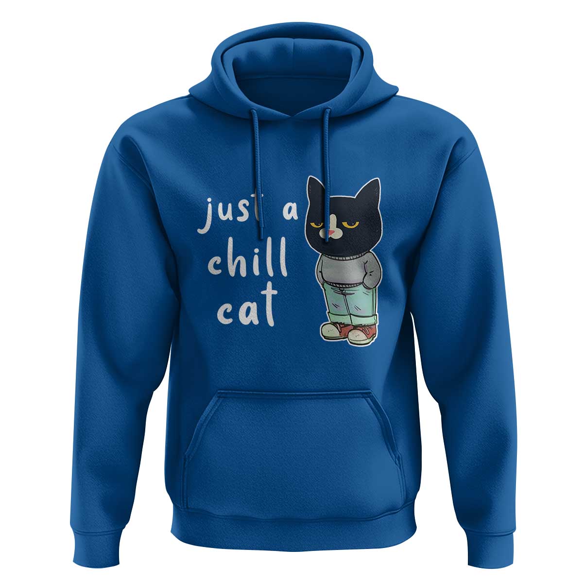 Funny Meme Just A Chill Cat Hoodie