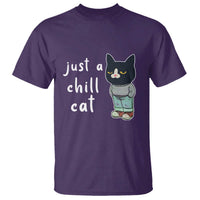 Funny Meme Just A Chill Cat T Shirt - Wonder Print Shop