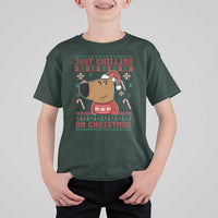Funny Just Chilling On Christmas Meme Chillin Guy T Shirt For Kid - Wonder Print Shop