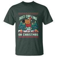 Funny Chillin Guy Just Chilling On Christmas Viral Meme T Shirt - Wonder Print Shop