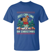 Funny Chillin Guy Just Chilling On Christmas Viral Meme T Shirt - Wonder Print Shop