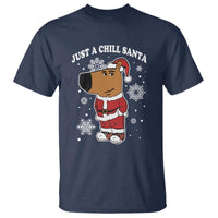 Funny Xmas Meme Just A Chill Santa T Shirt - Wonder Print Shop