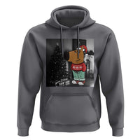 Funny Xmas Meme Chilling Guy Santa Hoodie