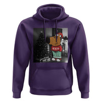 Funny Xmas Meme Chilling Guy Santa Hoodie