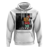 Funny Xmas Meme Chilling Guy Santa Hoodie