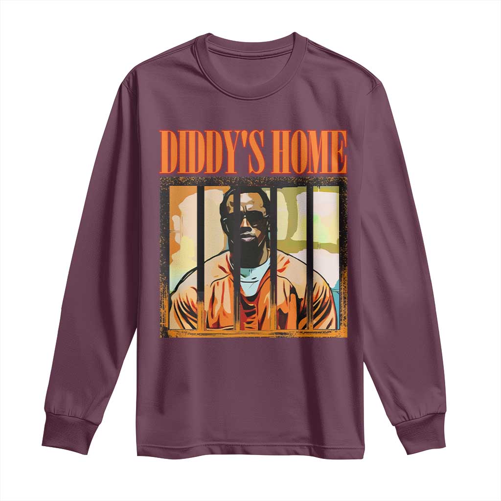 Funny Diddy's Home Diddy Party Long Sleeve Shirt