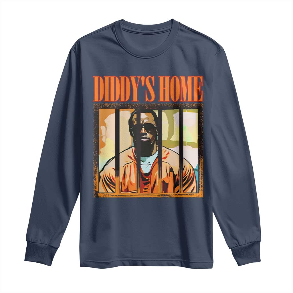 Funny Diddy's Home Diddy Party Long Sleeve Shirt