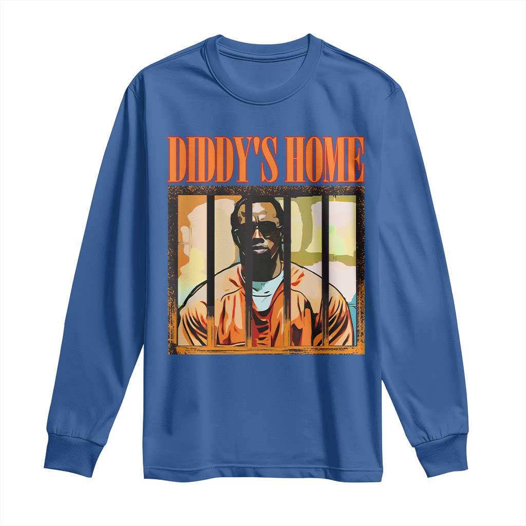 Funny Diddy's Home Diddy Party Long Sleeve Shirt