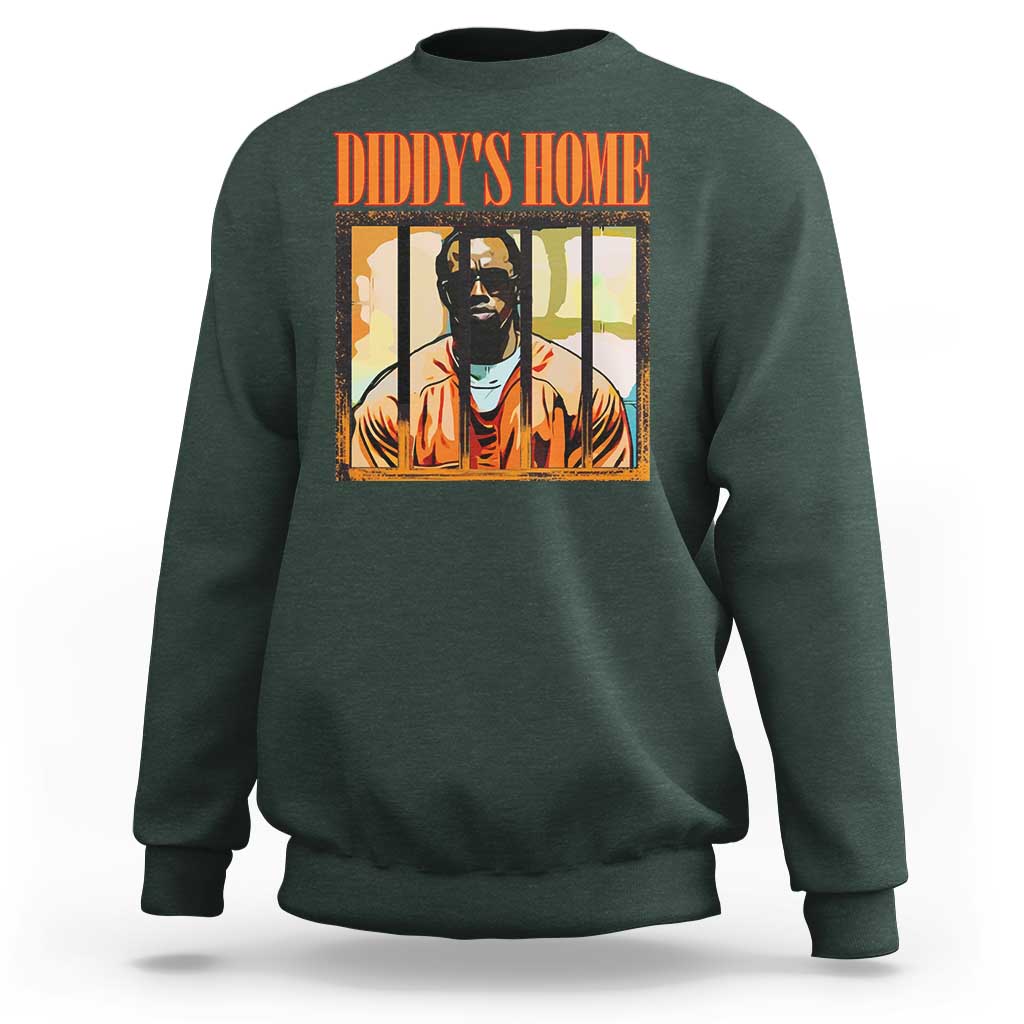 Funny Diddy's Home Diddy Party Sweatshirt - Wonder Print Shop