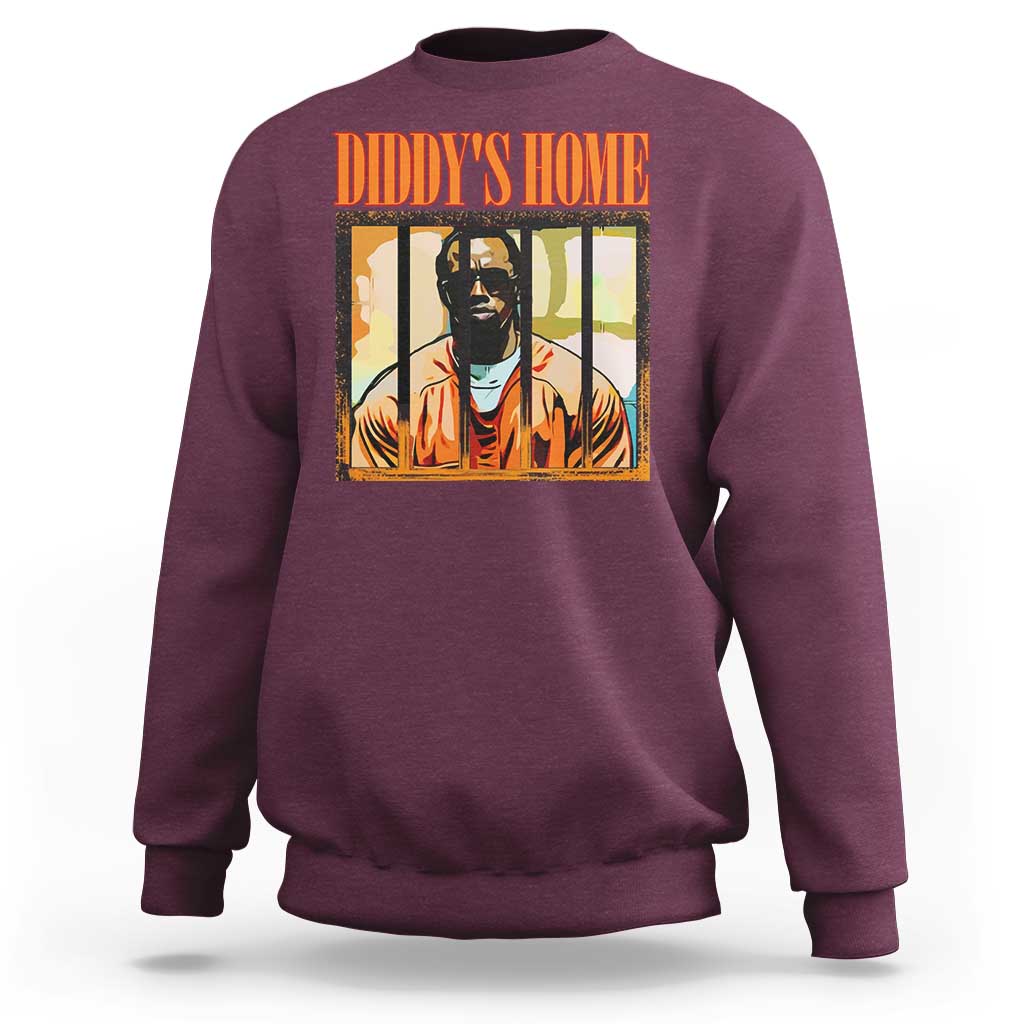 Funny Diddy's Home Diddy Party Sweatshirt - Wonder Print Shop
