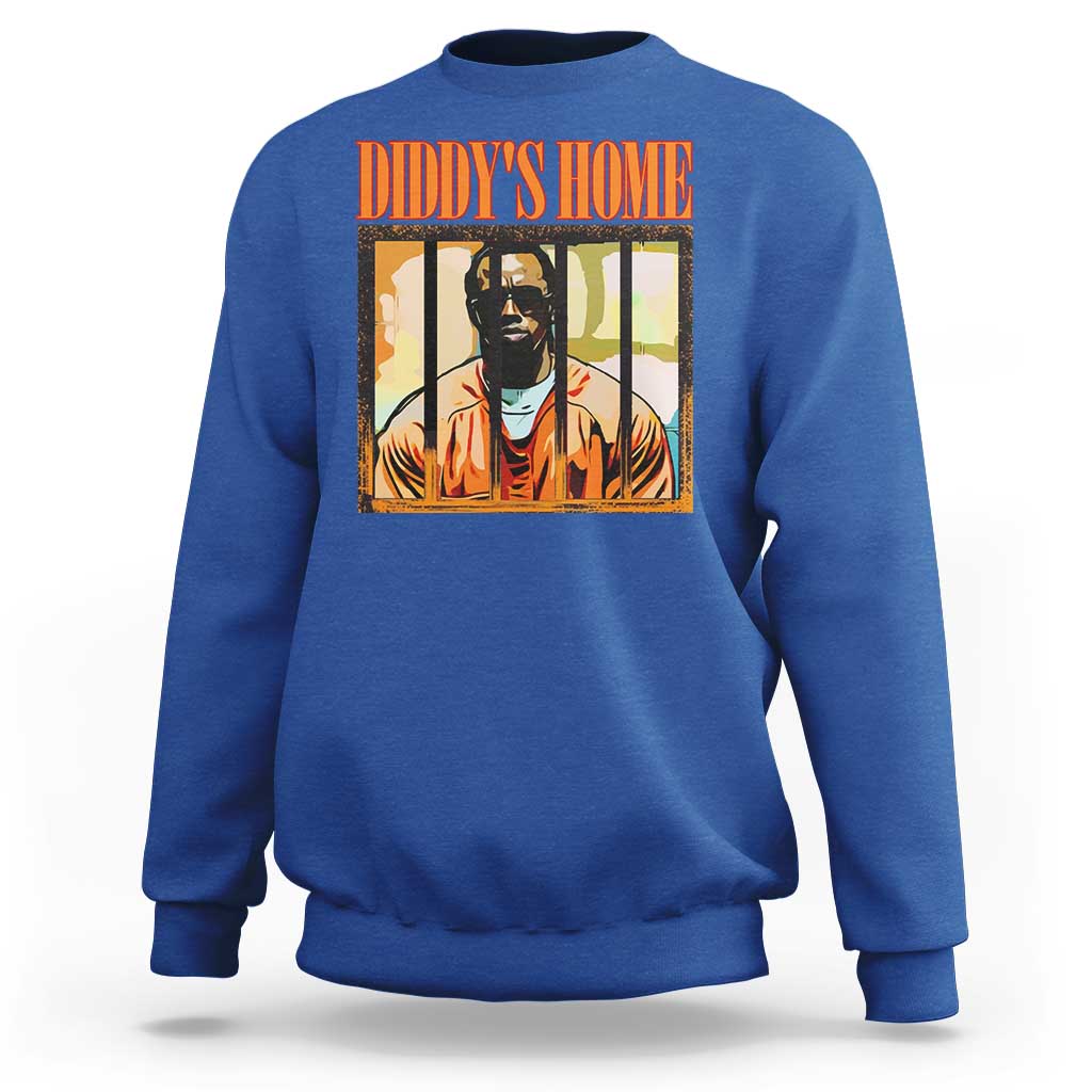 Funny Diddy's Home Diddy Party Sweatshirt - Wonder Print Shop