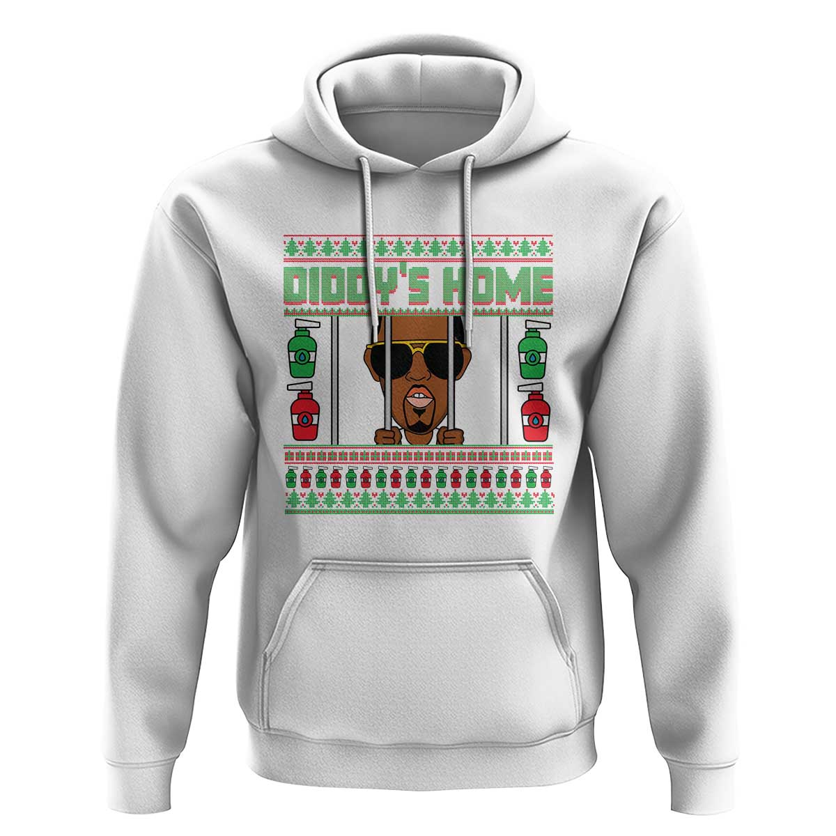 Funny Dirty Christmas Diddy's Home Diddy Party Hoodie