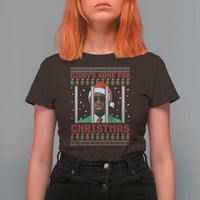 Funny Dirty Xmas T Shirt For Women Diddy's Home For Christmas Diddy Party - Wonder Print Shop