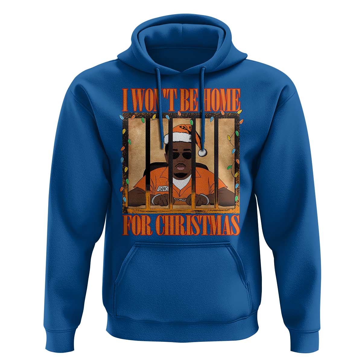 Funny Xmas Diddy Party Hoodie I Won't Be Home For Christmas