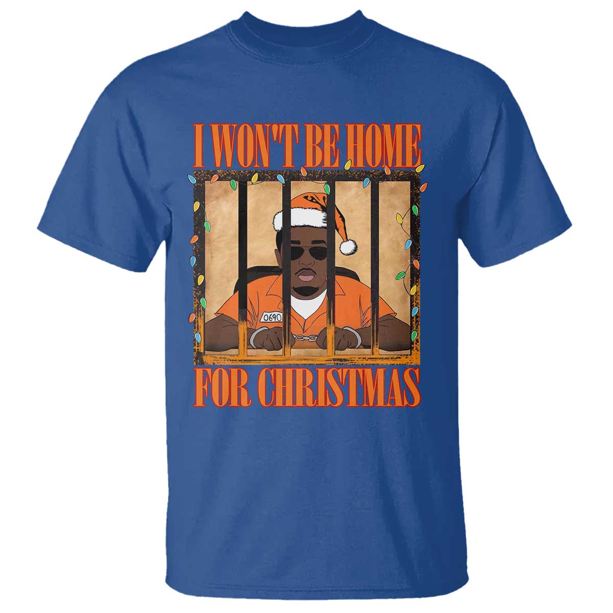 Funny Xmas Diddy Party T Shirt I Won't Be Home For Christmas - Wonder Print Shop