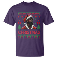Funny Dirty Xmas T Shirt I Won't Be Home For Christmas Diddy Party - Wonder Print Shop