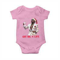 Funny Dirty Hiphop Xmas Baby Onesie Got Oil 4 Life Diddy Party