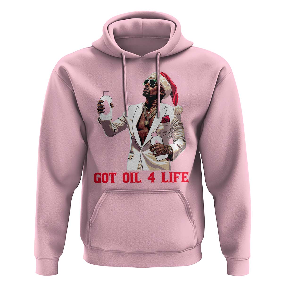 Funny Dirty Hiphop Xmas Hoodie Got Oil 4 Life Diddy Party