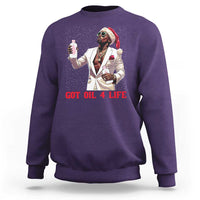 Funny Dirty Hiphop Xmas Sweatshirt Got Oil 4 Life Diddy Party - Wonder Print Shop