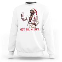 Funny Dirty Hiphop Xmas Sweatshirt Got Oil 4 Life Diddy Party - Wonder Print Shop