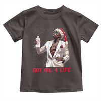 Funny Dirty Hiphop Xmas Toddler T Shirt Got Oil 4 Life Diddy Party