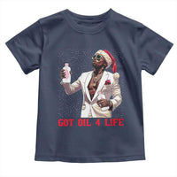 Funny Dirty Hiphop Xmas Toddler T Shirt Got Oil 4 Life Diddy Party