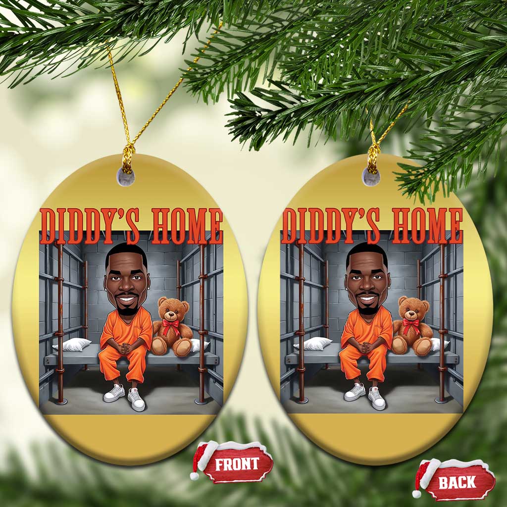 Funny Xmas Diddy Party Diddy Home Christmas Ornament - Wonder Print Shop
