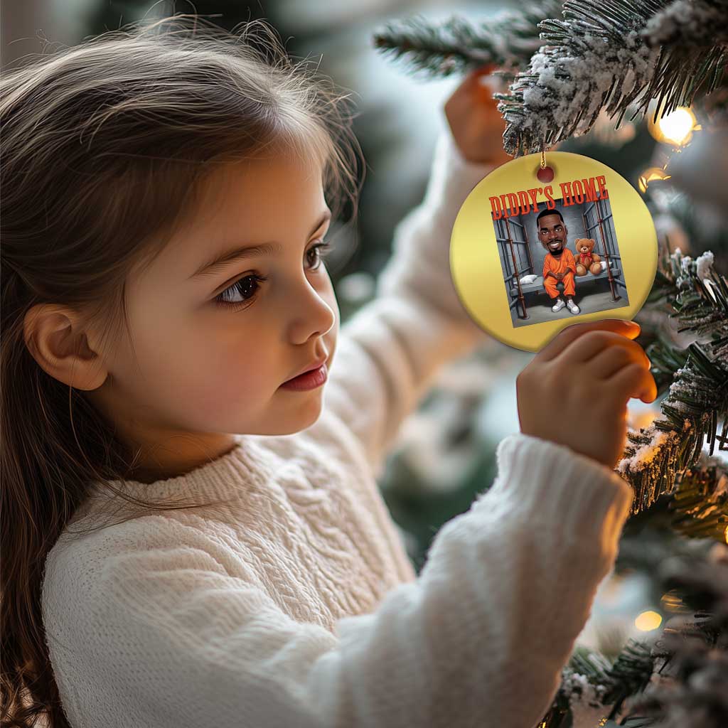 Funny Xmas Diddy Party Diddy Home Christmas Ornament - Wonder Print Shop