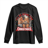Funny Xmas Diddy Party Long Sleeve Shirt I'll Be Home For Christmas