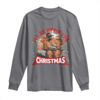Funny Xmas Diddy Party Long Sleeve Shirt I'll Be Home For Christmas