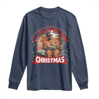 Funny Xmas Diddy Party Long Sleeve Shirt I'll Be Home For Christmas
