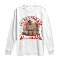 Funny Xmas Diddy Party Long Sleeve Shirt I'll Be Home For Christmas