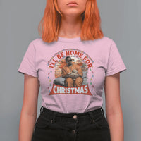 Funny Xmas Diddy Party T Shirt For Women I'll Be Home For Christmas - Wonder Print Shop