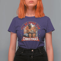 Funny Xmas Diddy Party T Shirt For Women I'll Be Home For Christmas - Wonder Print Shop