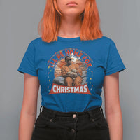 Funny Xmas Diddy Party T Shirt For Women I'll Be Home For Christmas - Wonder Print Shop