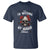 Creepy Skull T Shirt Shhh I'm Watching My Murder Shows - Wonder Print Shop