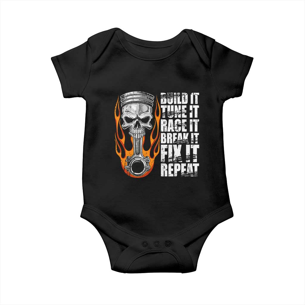 Racing Car Baby Onesie Build It Tune It Race It Break It